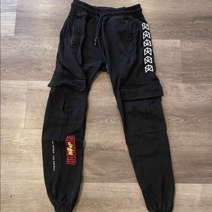 Black Rawgear Cargo Joggers